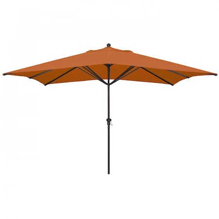 California Umbrella 11' Bronze Aluminum Market Patio Umbrella, Sunbrella Tuscan 194061337998